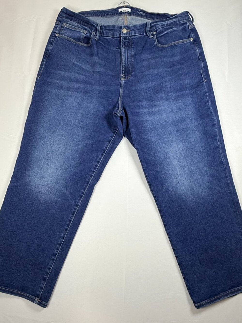 Good American Always Fits Good Legs Straight Jeans Womens Size 20-26 Dark Wash